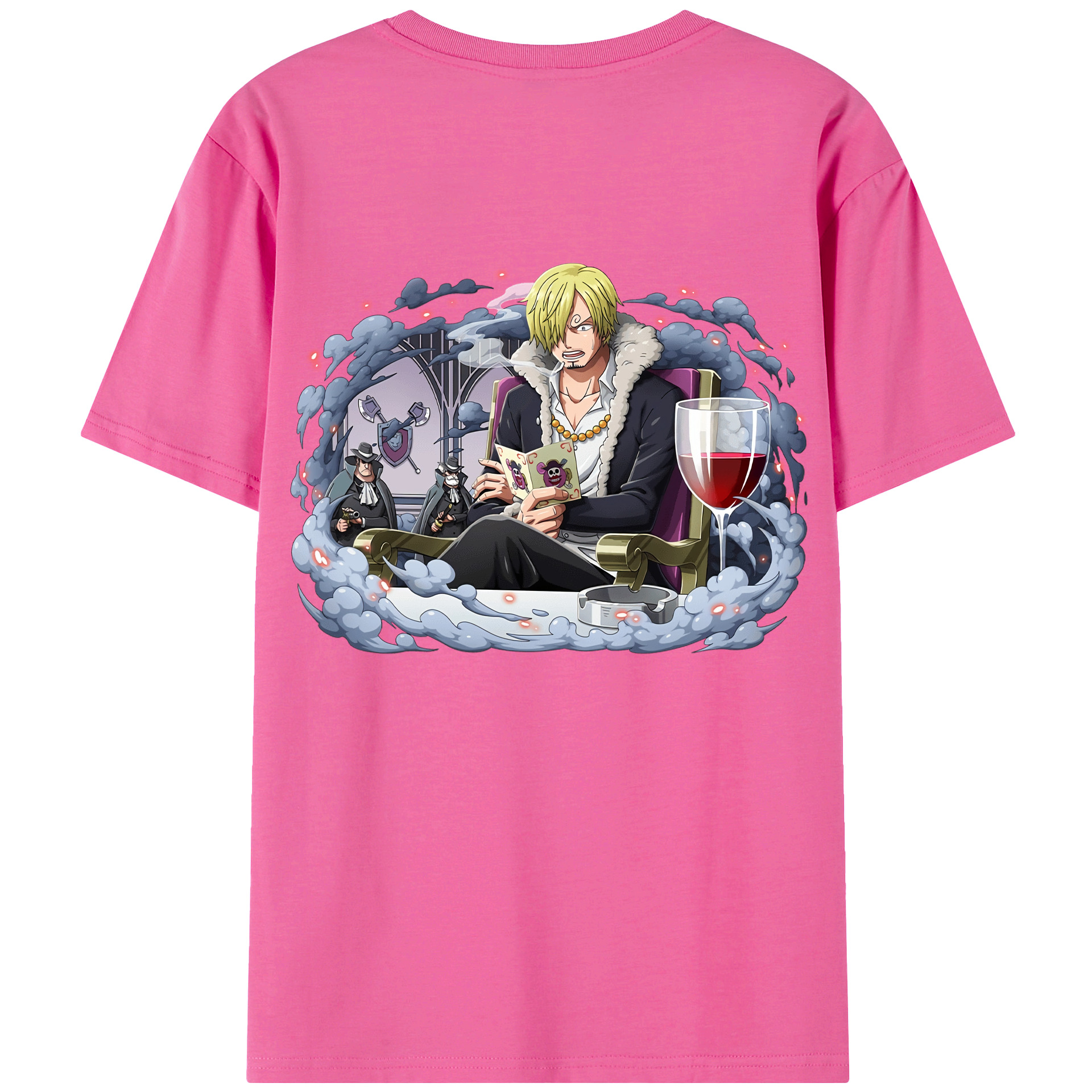 ワンピース サンジ ONE PIECE Sanji レディース半袖Tシャツ(バックプリント)